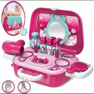 Role Play Jewellry Kit for Girls Toy Set 2 in 1 Princess Bag Gift for